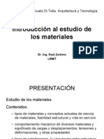 Introducción Al Estudio de Los Materiales