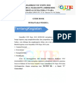 Booklet Panduan Pendaftaran Dan Kegiatan GUE 2018