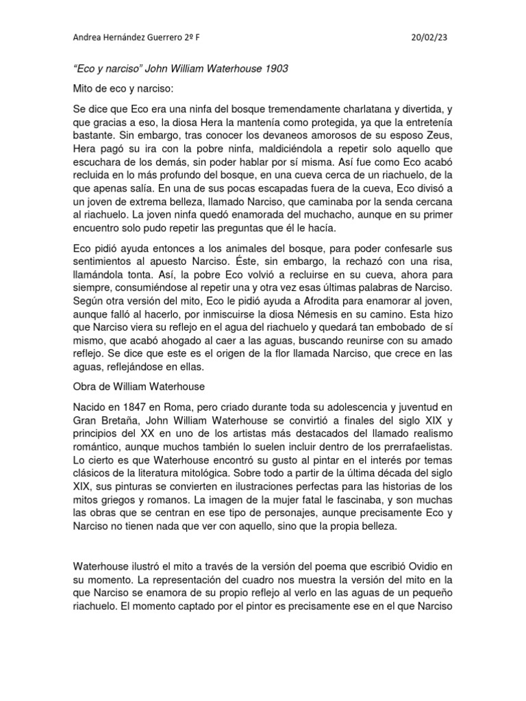 Eco Y Narciso Pdf