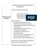 Teks Pelancaran Minggu Sains Dan Matematik