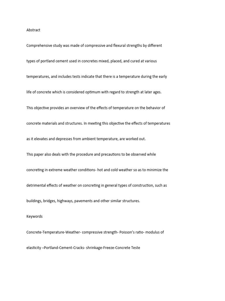 Abstract WPS Office | PDF | Concrete | Building Engineering