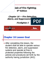 Chapter 16-Fire Detection, Alarm, and Suppression Systems