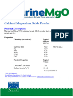 Marine MgO Powder Spec