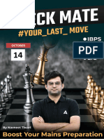 CHECKMATE #Yourlastmove (14 OCTOBER)