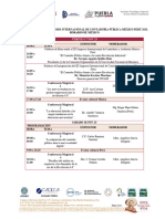 Programa de III Simposio Internacional de Contaduría y Auditoria México Perú 2023