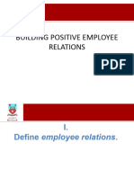 Developing Positive Employee Relations