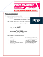 El Complemento Predicativo para Tercero de Secundaria