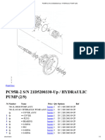 PC95R-2 S - N 21D5200330-Up - HYDRAULIC PUMP (2 - 9)