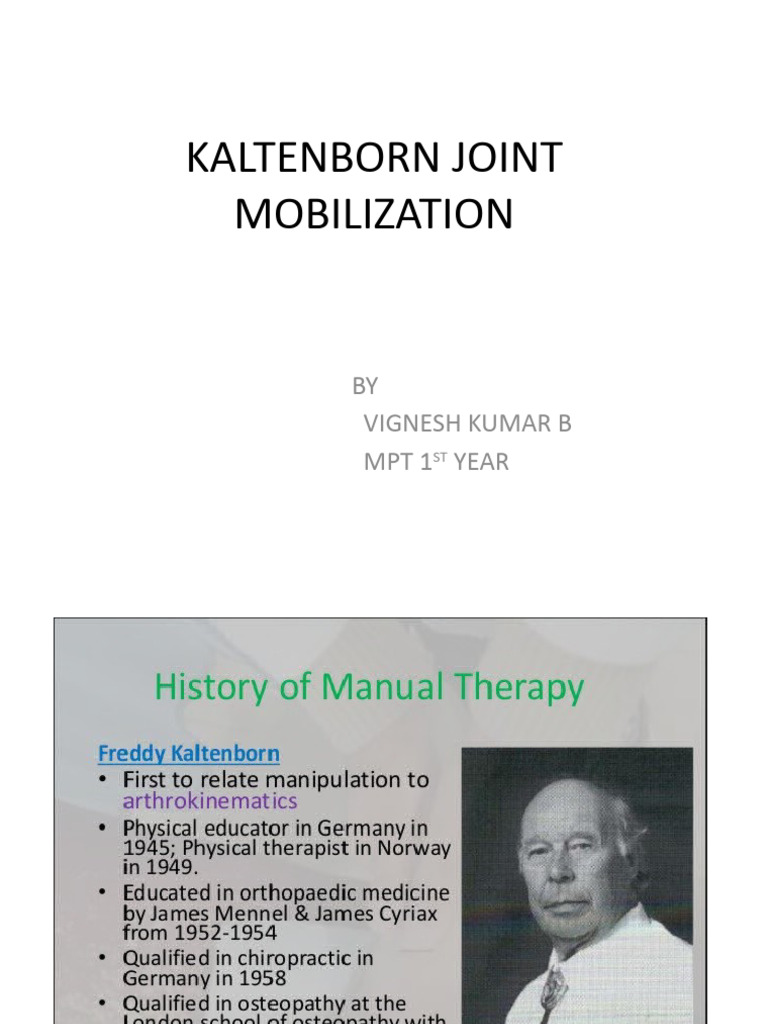Kaltenborn Joint Mobilization Techniques | PDF | Skeletal Muscle | Knee
