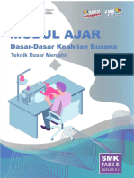 PDF Modul Ajar Dasar Dasar Busana Teknik Dasar Menjahit Compress