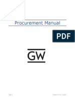 Procurement Manual