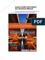 Interpersonal Conflict 9th Edition Hocker Solutions Manual