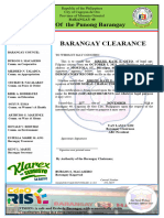 Barangay Clearance 2023 New Krezil Kate Otto