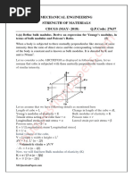 Be Mechanical Engineering Semester 3 2018 May Strength of Materials Cbcgs