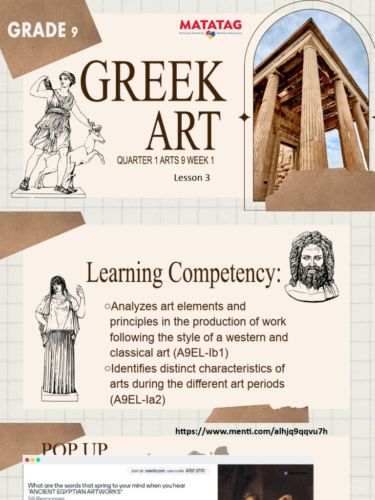 Q1 PPTARTS 9Wk1 (Greek Arts) Lesson 3 PDF Column Paintings