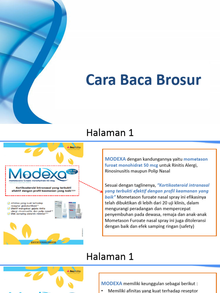 Summary Brosur - Modexa 140 | PDF | Pengembangan Diri