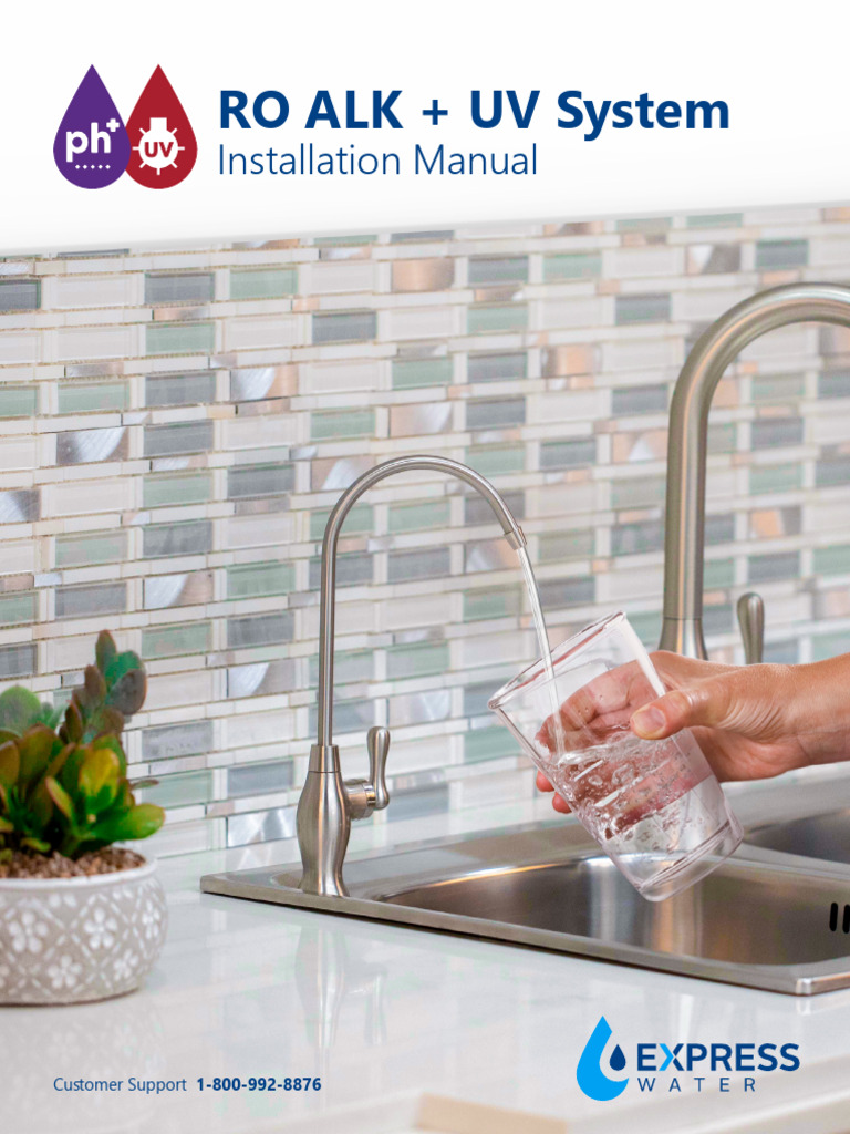 Express Water Filter System Installation Manual PDF Tap (Valve) Sink
