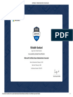 Certifications - RishabhKankani-5205 - Microsoft Learn