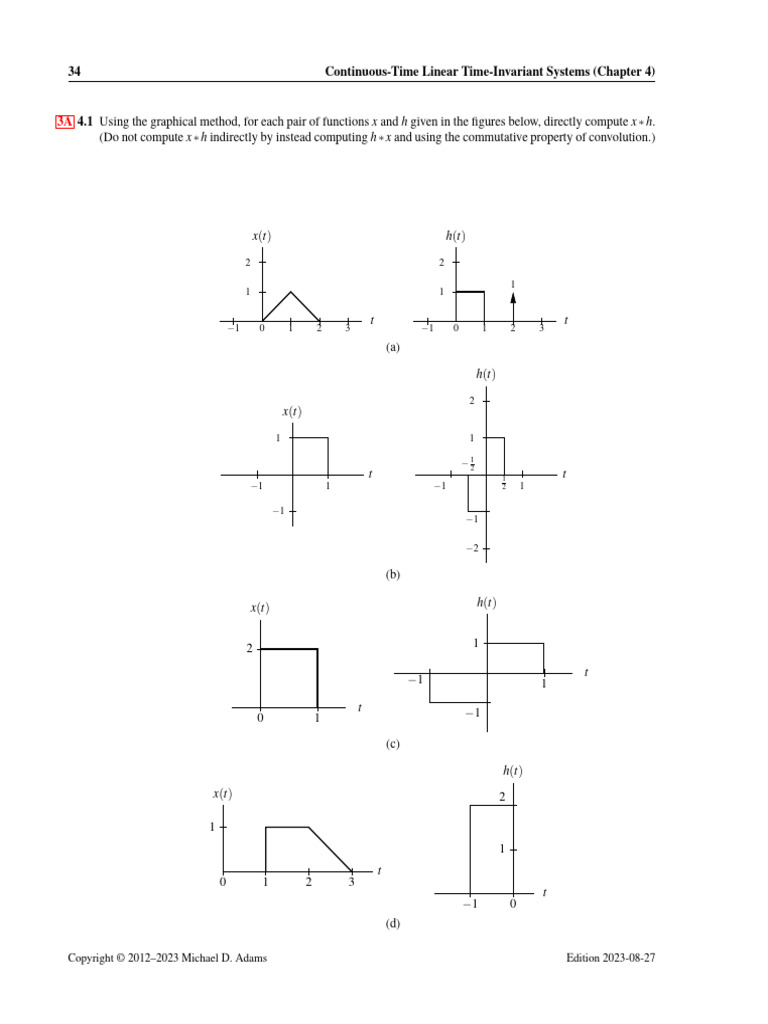 Assignment 3a Solutions | PDF | Convolution | Algorithms