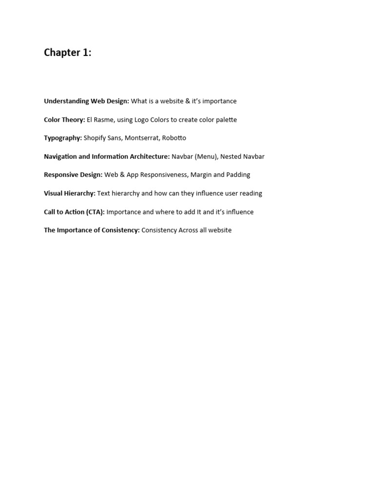 Course Chapters | PDF