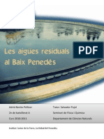 TREBALL DE RECERCA: Les Aigües Residuals Al Baix Penedès