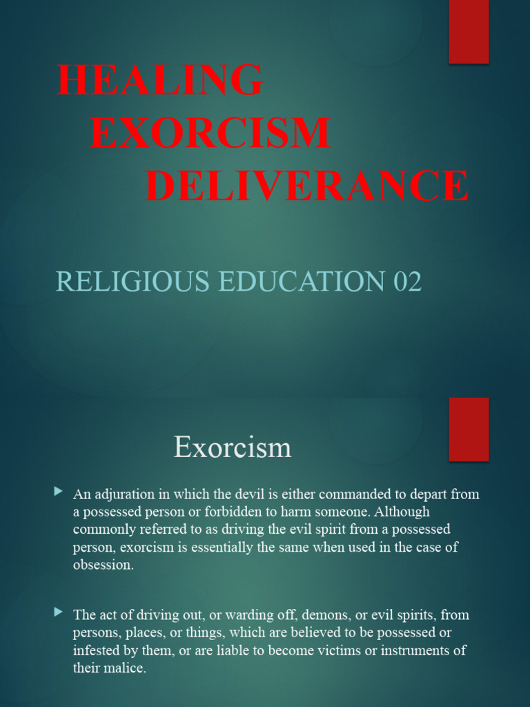 Chapter 4.1 Exorcism | PDF | Demons | Exorcism