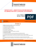 Capítulo Iii-Iv - Politica Económica Obetivos y Estrategias