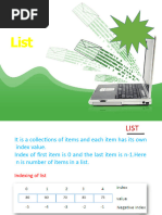 List