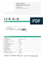 Sensor Inductivo NBB0,8-4M25-E2-0,3M-V3: Dimensiones