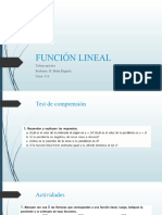 Función Lineal