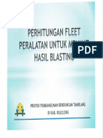 20.a. Pengaturan Dan Perhitungan Fleet Peralatan Muat Hasil Blasting (Revisi)