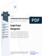 Google Project Management Professional Certificate