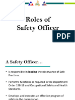 Role of Safety Officer 