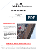 Sheet Pile Wall
