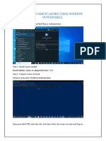 Create User in Azure Using Window Powershell