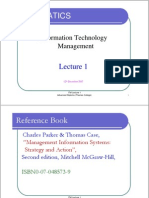 ITM Lecture 1