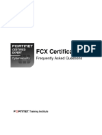 FCX Certification FAQ