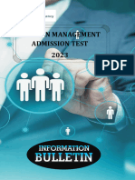 Common Management Admission Test 2023