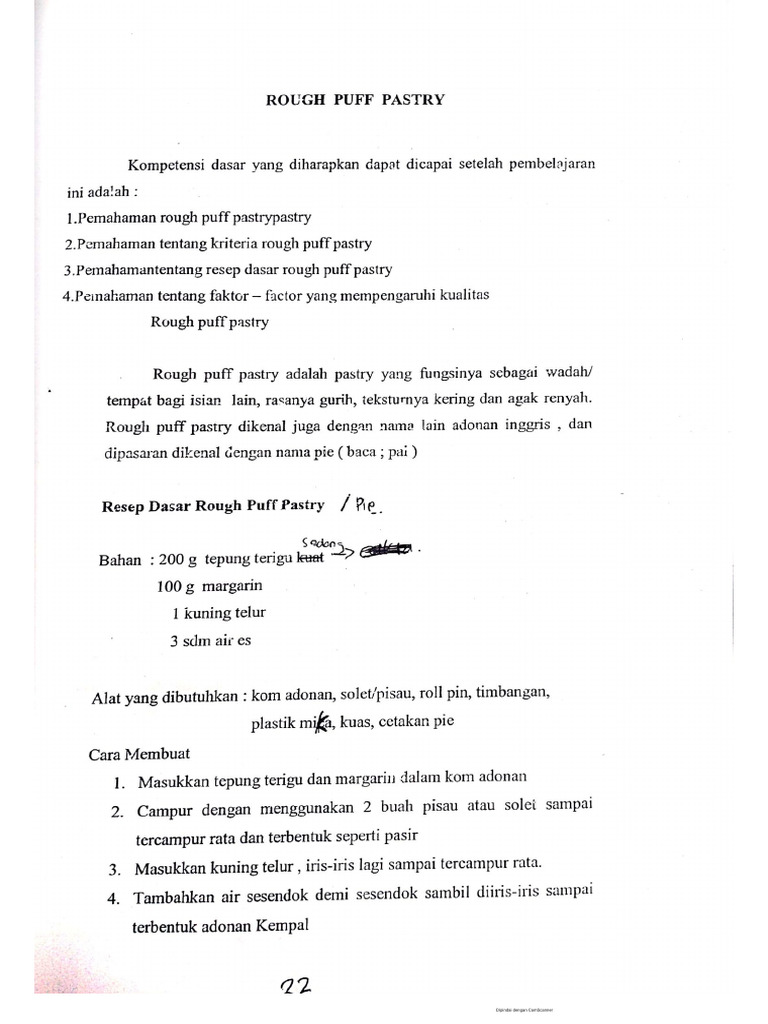 Rough Puff Pie | PDF