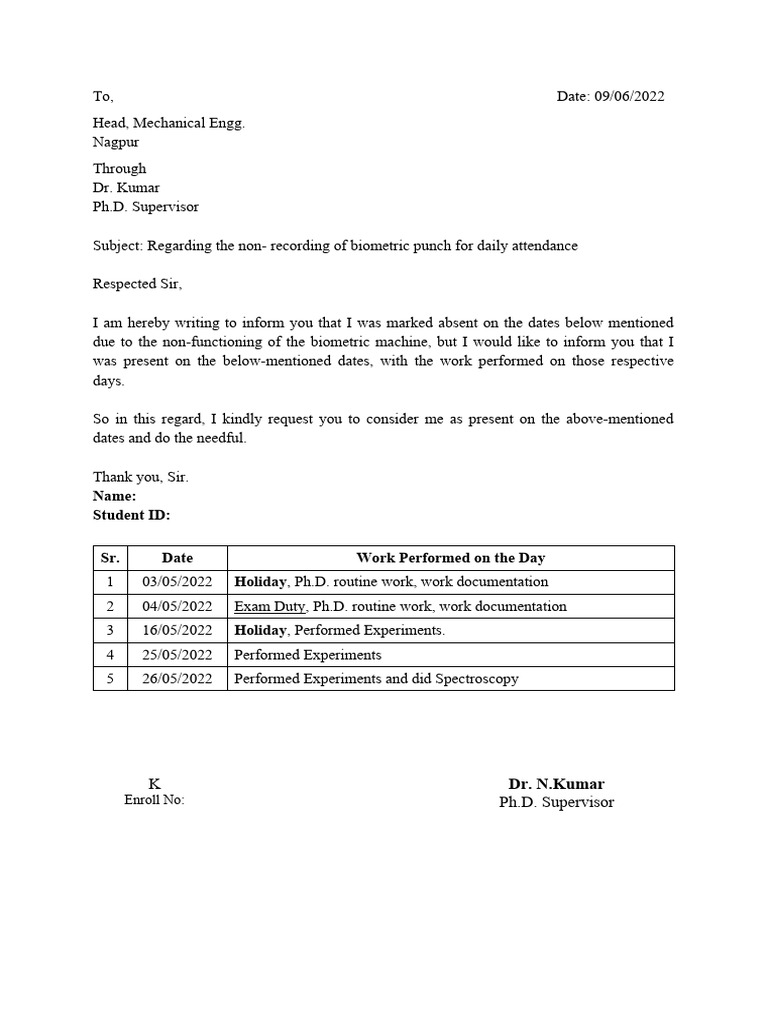 Duties Performed PDF