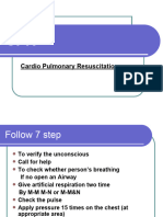 Cardio Pulmonary Resuscitation
