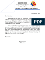 Solicitation Letter MBVL