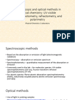 Spectroscopic and Optical Methods in Physical Chemistry v2