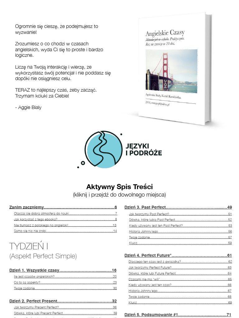 Angielskie Czasy Raz Na Zawsze Opinie Angielskie Czasy. Raz Na Zawsze W 20 Dni | PDF