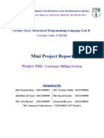 CSE202 Mini Project Report