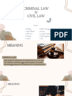 Civil Law and Criminal Law
