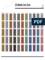 ES3 Metallic Color Chart