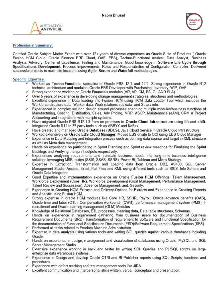 Nabin bhusal oracle developer 1 pdf databases microsoft sql server