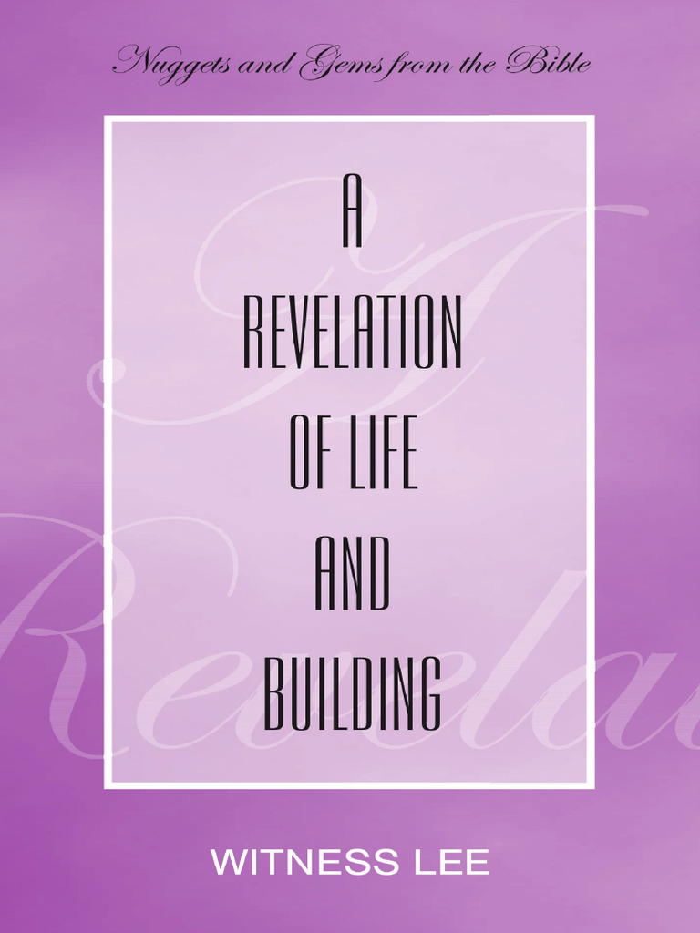 LSM NGB02 Revelation Life Building PDF Jesus Adam