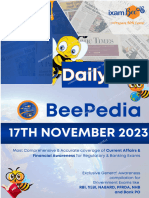 Beepedia Daily Current Affairs (Beepedia) 17th November 2023